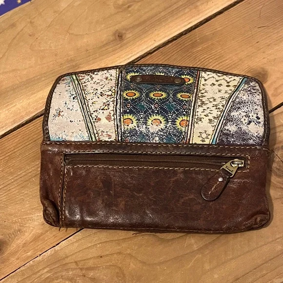 Fossil Bohemian Patchwork Wallet - Brown and Multicolor - Picture 5 of 5